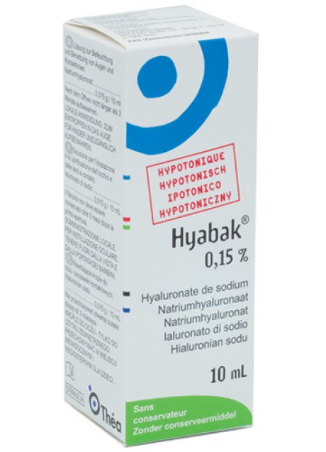 HYABAK 0,15% SOL OFTALM 10ML