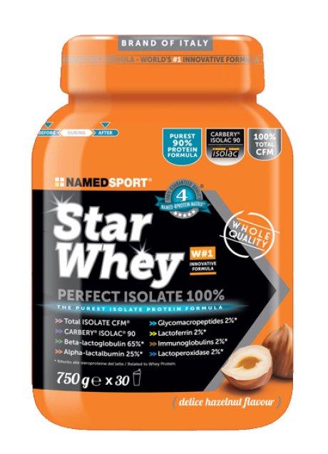 NAMEDSP.STAR WHEY HAZELNUT 750G