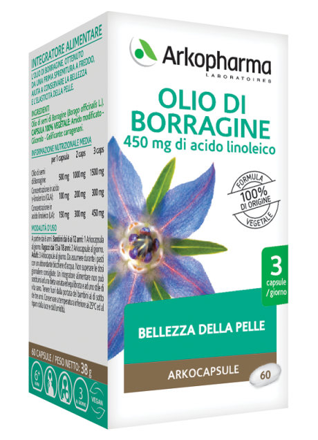 ARKOCAPSULE OLIO BORRAG 60CP BIO