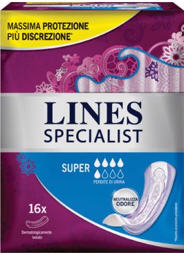 LINES SPECIALIST PANNOLONE SUPER FARMA 16 PEZZI