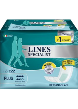 LINES SPECIALIST PANNOLONE RETTANGOLARE 22 PEZZI