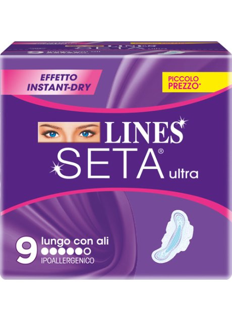 LINES SETA ULTRA ASSORBENTI LUNGHI 9 PEZZI