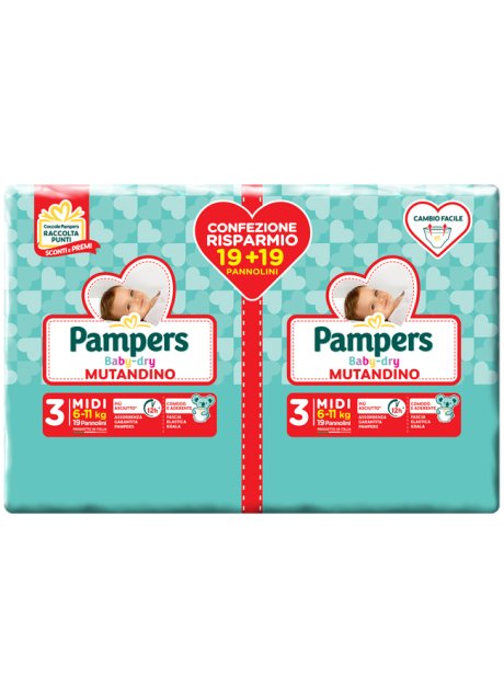 PAMPERS BD MUT DUODWCT MIDI38P