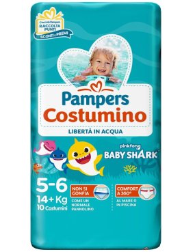 PAMPERS COSTUMINO CP 10 TG 5+ TG 5+ 10 PEZZI