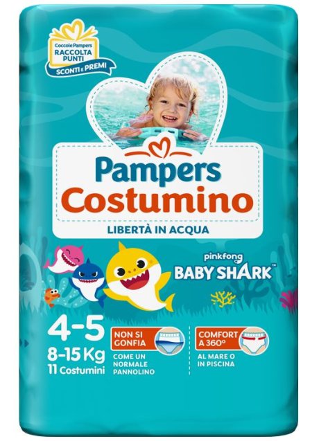 PAMPERS COSTUMINO CP 11 TG4 TG 4 11 PEZZI