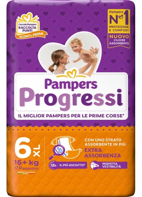 PAMPERS PROGRESSI XL 17PZ   0198