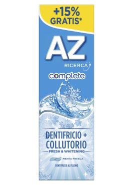 ORAL B DENTIFRICIO AZ COMPLETE + COLLUTORIO WHITENING 65 + 10 ML