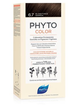 PHYTOCOLOR 6.7 BIONDO SCU TABA 1 LATTE + 1 CREMA + 1 MASCHERA + 1 PAIO DI GUANTI