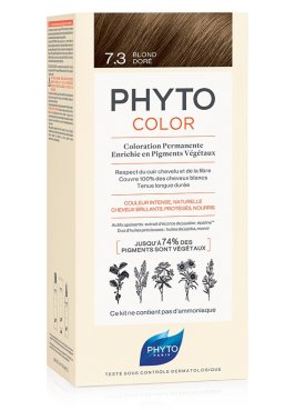 PHYTOCOLOR 7.3 BIONDO DORATO 1 LATTE + 1 CREMA + 1 MASCHERA+ 1 PAIO DI GUANTI