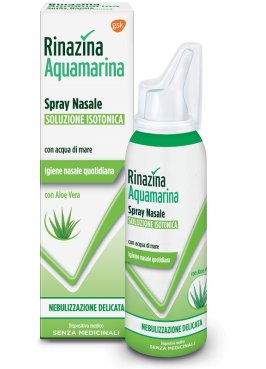 RINAZINA AQUAMARINA ISOTONICA ALOE SPRAY NEBULIZZAZIONE DELICATA 100 ML