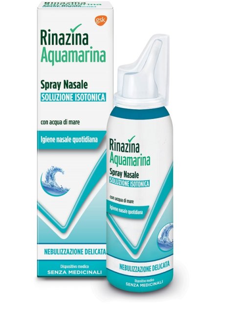 RINAZINA AQUAMARINA ISOTONICA SPRAY NEBULIZZAZIONE DELICATA100 ML