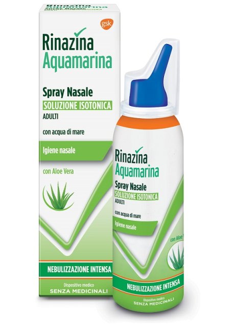 RINAZINA AQUAMARINA ISOTONICA ALOE SPRAY NEBULIZZAZIONE INTENSA 100 ML