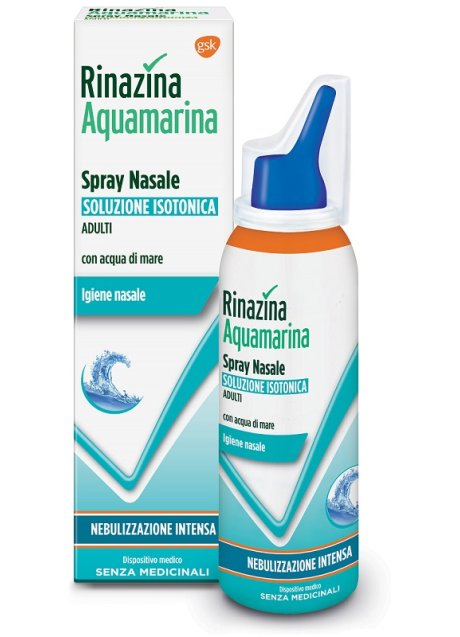 RINAZINA AQUAMARINA ISOTONICA SPRAY NEBULIZZAZIONE INTENSA 100 ML