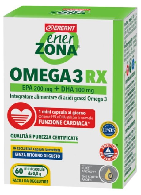 ENERZONA OMEGA 3 RX 60 MINICAPSULE