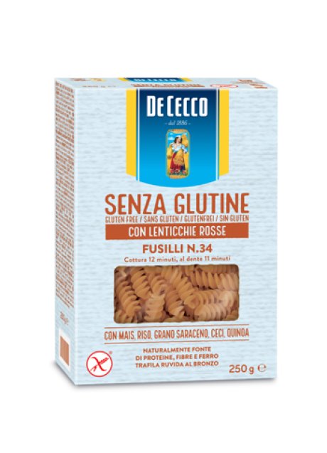 DE CECCO FUSILLI N34 LENT 250G