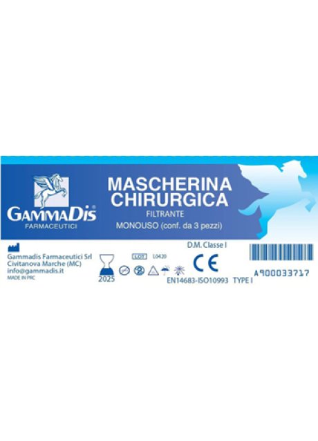 MASCHERINE CHIR AZZ GAMMADIS 3PZ