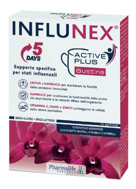 INFLUNEX ACTIVE PLUS 10BUST