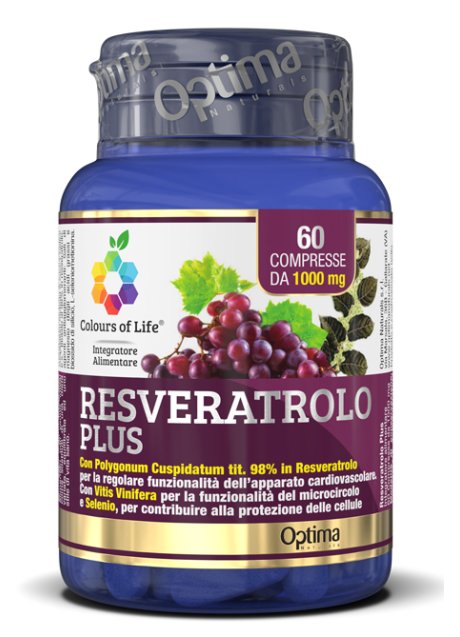 RESVERATROLO PLUS 60CPR 1000MG