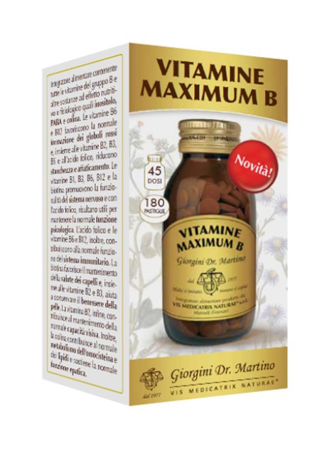 VITAMINE MAXIMUM B 180PAST GIORG