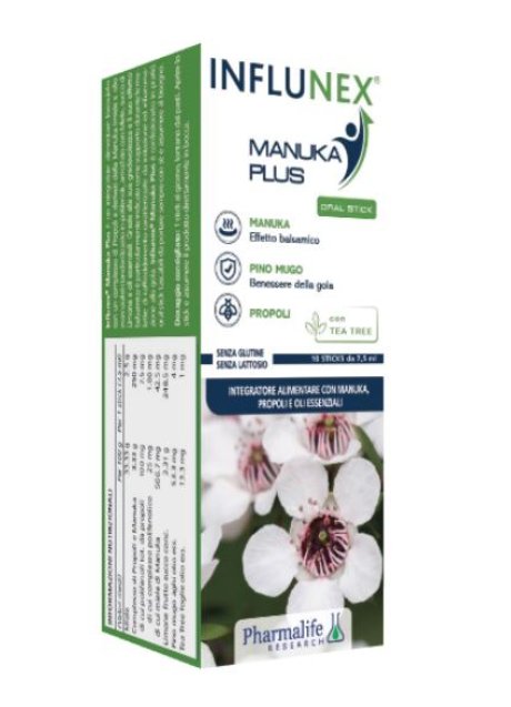 INFLUNEX MANUKA PLUS 10STICK