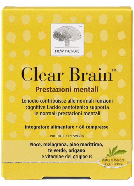 CLEAR BRAIN 60 COMPRESSE