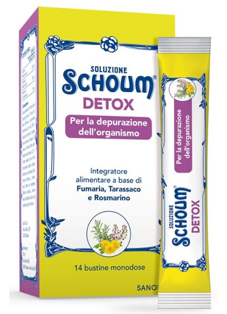 SOLUZIONE SCHOUM DETOX 14 BUSTINE MONODOSE