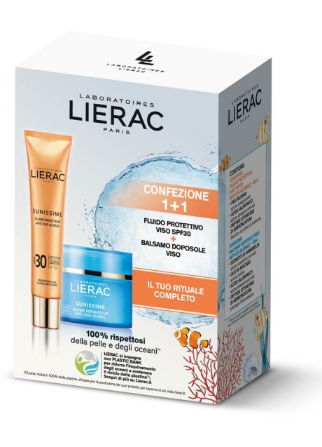 LIERAC SUNISSIME VISO SPF30 40 ML + BAUME DOPOSOLE 40 ML