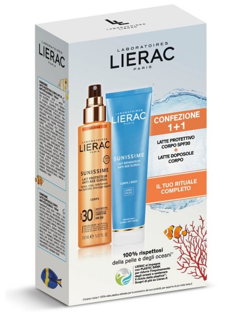 LIERAC SUNISSIME CORPO SPF30 150 ML + LATTE DOPOSOLE 150 ML