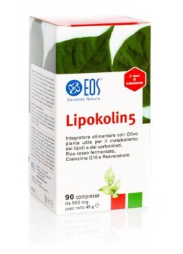 EOS LIPOKOLIN 5 90 COMPRESSE 500 MG