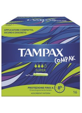 TAMPAX COMPAK SUPER 16 PEZZI