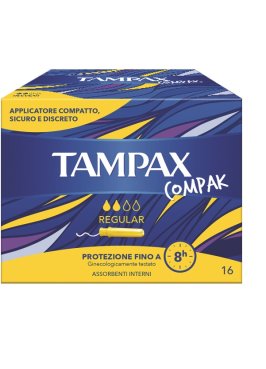 TAMPAX COMPAK REGULAR 16 PEZZI