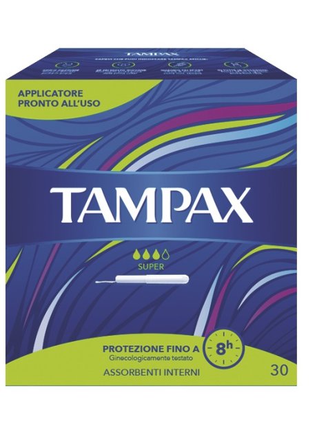 TAMPAX BLUE BOX SUPER 30 PEZZI