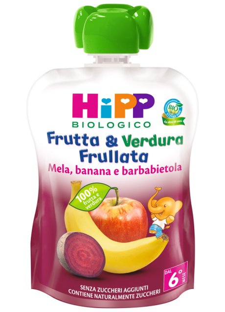 HIPP BIO FRUT&VERD MEL/BAN/BAR