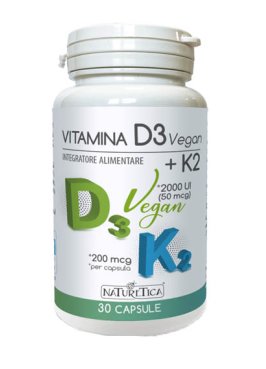 VITAMINA D3 VEGAN + K2 30CPS