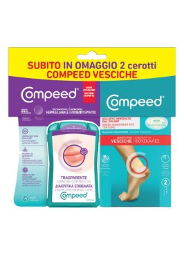 COMPEED TRATTAMENTO DELL'HERPES LABIALE+ CEROTTI VESCICHE MISURA MEDIA 17 PEZZI