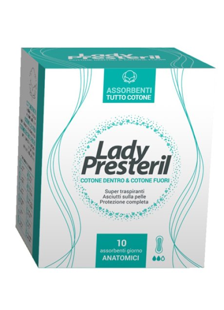 LADY PRESTERIL ANATOMICO POCKET 10 PEZZI