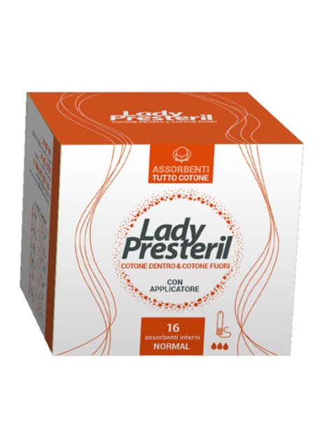 LADY PRESTERIL ASSORBENTI INTERNI NORMAL 16 PEZZI