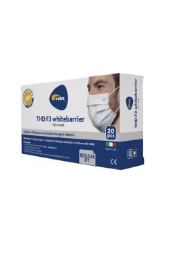 MASCHERINA CHIRURGICA THD MASK F3 BLUEBARRIER MULTI REGULAR50 PEZZI