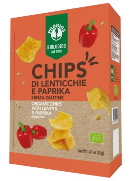 CHIPS DI LENTICCHIE E PAPRIKA