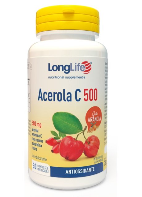 LONGLIFE ACEROLA C500 ARANCIA 30 COMPRESSE