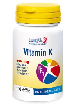 LONGLIFE VITAMIN K 100CPR