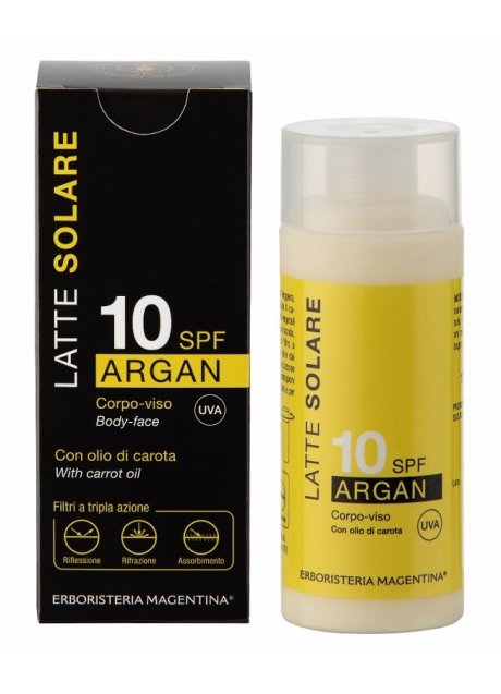 SOLARE ARGAN 10SPF 125ML LATTE