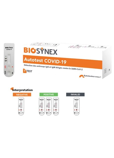 AUTOTEST COVID-19 BIOSYNEX DETERMINAZIONE QUALITATIVA ANTICORPI IGG E IGM SARS-COVID 2