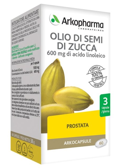 ARKOCAPSULE OLIO SEMI ZUCCA BIO