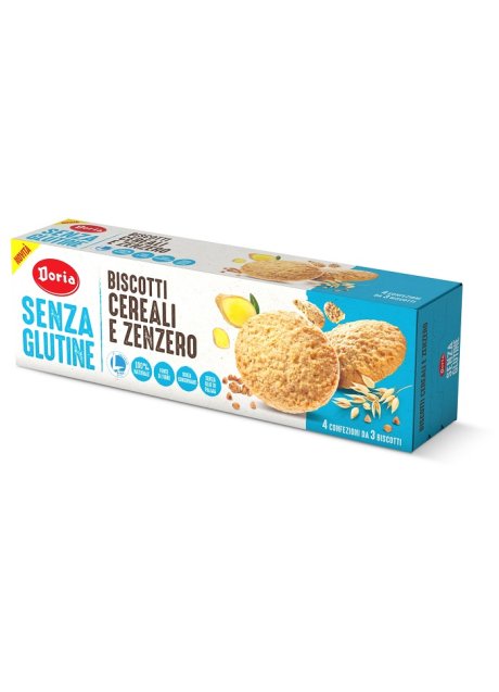 DORIA BISCOTTI CEREALI-ZENZERO