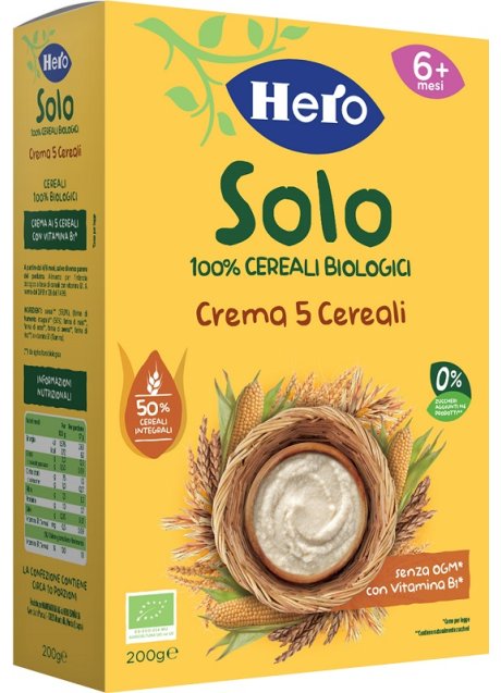 HERO SOLO CREMA 5 CEREALI BIO