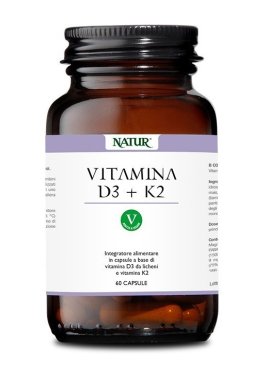 VITAMINA D3+K2 60CPS NATUR