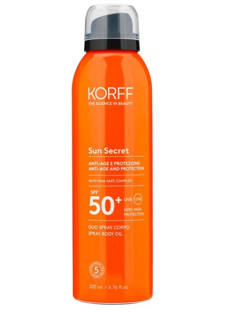 KORFF SUN SECRET OLIO SPRAY DRY TOUCH SPF50+ 200 ML