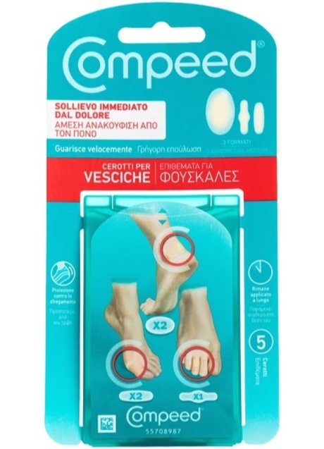 COMPEED CEROTTI PER VESCICHE MISTO 5 PEZZI