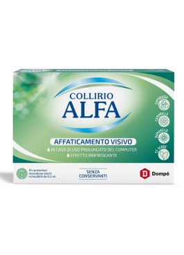 COLLIRIO ALFA AFFATICAMENTO VISIVO 10 PEZZI MONODOSE